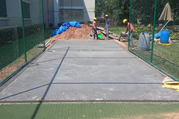 Ramp work and Cricket pitch renovation 🚩 Whitefield, Bengaluru